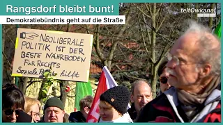 Demo in Rangsdorf | Demokratiebündnis geht zum zweiten Mal auf die Straße