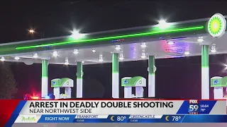 Police arrest man connected to double homicide that occurred at a gas station near Marian University