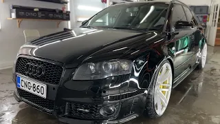 Конверсия кузова AUDI A4 B7 в RS4. 20" concave RS6 диски