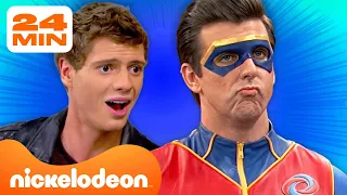 24 Minutes of Captain Man Being Indestructible & Underestimating Villains! | Nickelodeon