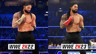 WWE 2K23 vs WWE 2K22 Basic Comparison! Which one is better?