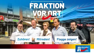 AfD-Fraktion vor Ort mit Dirk Nockemann und Bernd Baumann!