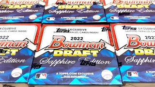 TOUGH 1:909 PULL!  NEW RELEASE!  2022 BOWMAN DRAFT SAPPHIRE BASEBALL CARDS!