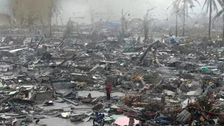 Buildings destroyed in darkness as hurricane Otis hit Mexico, causing damage in Acapulco