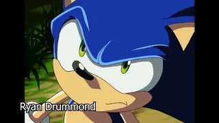 Sonic X - Jason Griffith and Ryan Drummond (Side By Side Comparison)