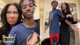 Kimora Lee Simmons Amazed At 13 Year Old Son Kenzo's Growth Spurt! 🙄