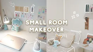 SMALL BEDROOM MAKEOVER 🌱 minimalist on a budget + room tour | Indonesia