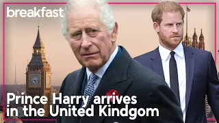 Prince Harry races to London after King Charles' cancer diagnosis | TVNZ Breakfast