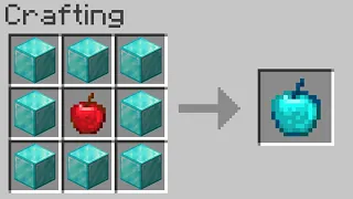 Minecraft UHC but you can craft GOD APPLES from ANY BLOCK...