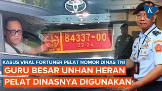 Purnawirawan TNI Ini Bingung Pelat Dinasnya Dipakai Pria yang Mengaku Adik Jenderal