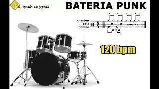 Bateria punk 120 bpm