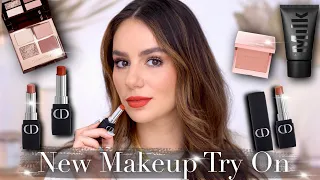 TRYING NEW MAKEUP : DIOR Transfer Proof Lipstick, MILK Primer, Charlotte Tilbury || Tania B Wells