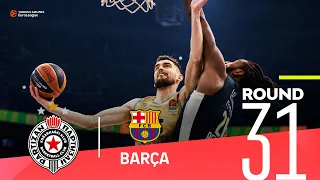 Barcelona stops Partizan in Belgrade! | Round 31, Highlights | Turkish Airlines EuroLeague