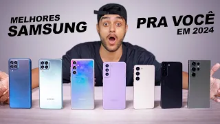 MELHORES Celulares SAMSUNG para COMPRAR em 2024! (DO BARATO AO CARO)