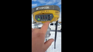 How to set up topcon base station