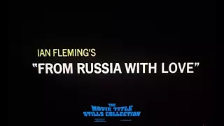From Russia with Love (1963) title sequence