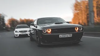 Dodge Challenger R/T vs Mercedes-Benz C63 AMG - Кто БЫСТРЕЕ?! Такого не ожидал НИКТО!