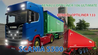 FS19 - Scania S580 & Benalu Optiliner Trailers