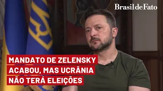 Mandato de Zelensky já acabou, mas Ucrânia não terá eleições