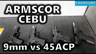 9mm vs 45ACP, Armscor RIA Cebu Philippines S3, Vlog 110