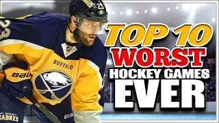 Top 10 WORST Hockey Video Games Ever