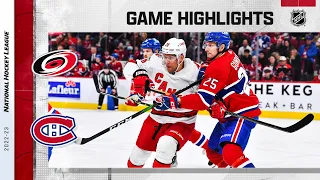 Hurricanes @ Canadiens 4/1 | NHL Highlights 2023