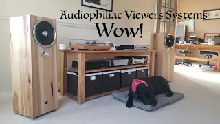 Audiophiliac viewers show off their new, vintage, DIY, horn, desktop audio systems!