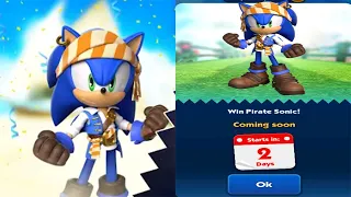 Sonic Dash - Pirate Sonic New Character Event Coming Soon - All 66 Characters Unlocked Gameplay Run