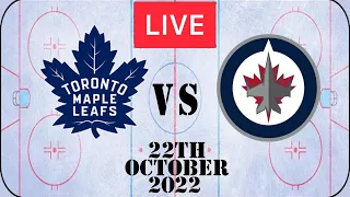 NHL 🔴Full Game Live🔴 Toronto Maple Leafs vs Winnipeg Jets 22nd October 2022 l Reaction