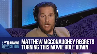 Matthew McConaughey Names the Film He Regrets Turning Down (2017)