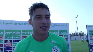 Algeria vs. Lesotho: Mixed Zone