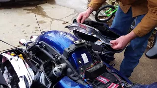 Kawasaki Voyager 1700 trunk removal