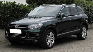 VW Touareg II 3.0 TDI. vs 3.0 TSI Hybrid. vs 3.6 FSI. vs 4.2 TDI 0-100 km/h