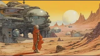 Arrakis in a Moebius Style (AI Gen)