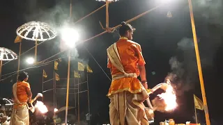 Ganga Aarti and Shiv Tandav stotram,Dashashwamegh Ghat, Varanasi..