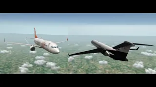 a boeing 737 collides with an embraer legacy at 37000ft | Gol flight 1907 and N600XL