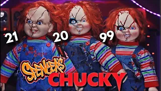 COMPARING ALL 3 CHUCKY DOLLS FROM SPENCERS | EDGAR-O