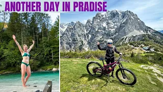 WUNDERSCHÖNES BERG PARADIES TRIGLAV - IMPOSANTE BIKE TOUR IN DEN HÖCHSTEN BERGEN SLOWENIENS / Vršič