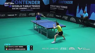 Mahayla Aime Sarda vs Arantxa Cossio Aceves | WS Qual | WTT Contender Rio de Janeiro 2023