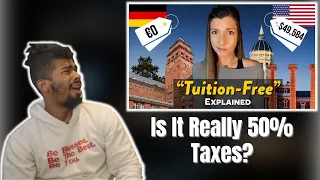 AMERICAN REACTS TO Free College: How can Germany afford it? (And not the USA)