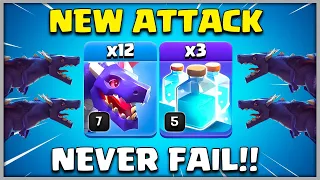 Never Fail !! Th12 Dragon Attack Strategy - Best New TH12 Clone Spell Dragon Strategy | Coc