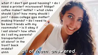 10 Questions You Have Before Starting College (PART 1) | What You Need to Know