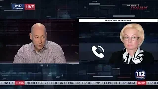 Гордон – Денисовой: "Вам не кажется, что Путину все по барабану и политзаключенных он не отпустит?"