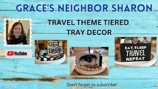 TRAVEL CRAFTS FOR TIERED TRAY - 5 UNDER $5 CHALLENGE