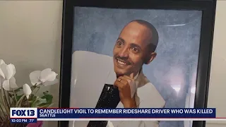 Vigil held for Uber driver killed in Seattle | FOX 13 Seattle