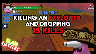 Killing an Exploiter and Winning with 15 Kills | Slap Royale