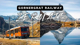 GORNERGRAT Railway in Zermatt Switzerland🇨🇭// Best View Of The MATTERHORN