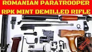 ROMANIAN PARATROOPER DEMILLED RPK PARTS AES 10B     PM64