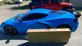 C8 Corvette ￼installing￼ Tap Speed￼ exhaust ￼ ￼