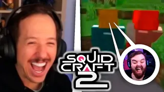 REACCIONANDO a CLIPS de SQUID CRAFT GAMES 2 🦑 DIA 1 | KNEKRO